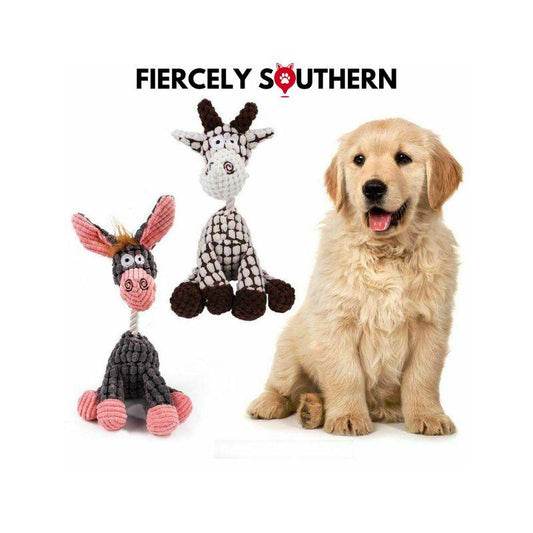 - Plush Dog Toys Fiercely Southern