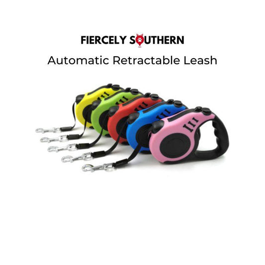 - Retractable Dog Leash Fiercely Southern