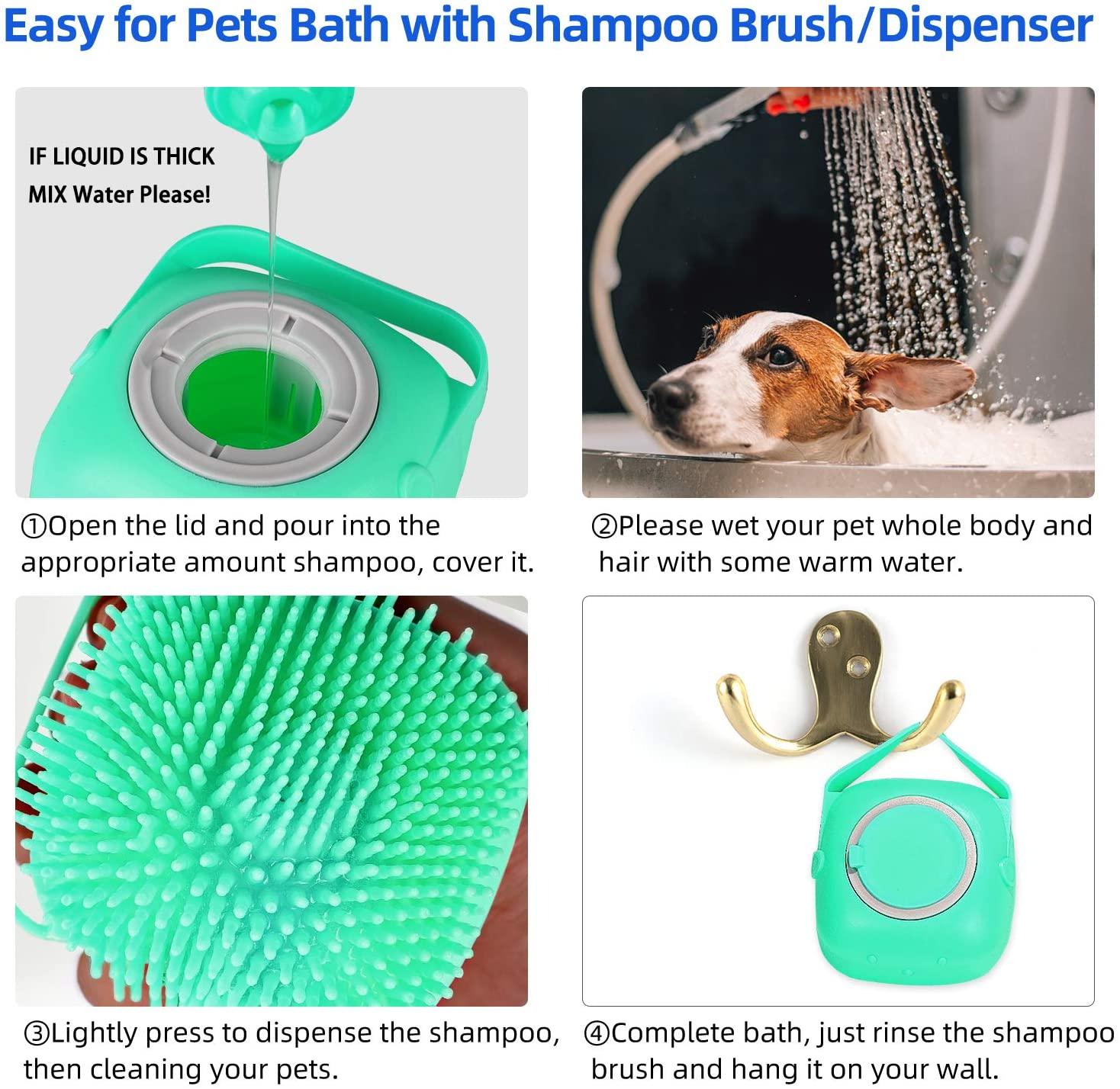 - Pet Shampoo Massager Brush Fiercely Southern