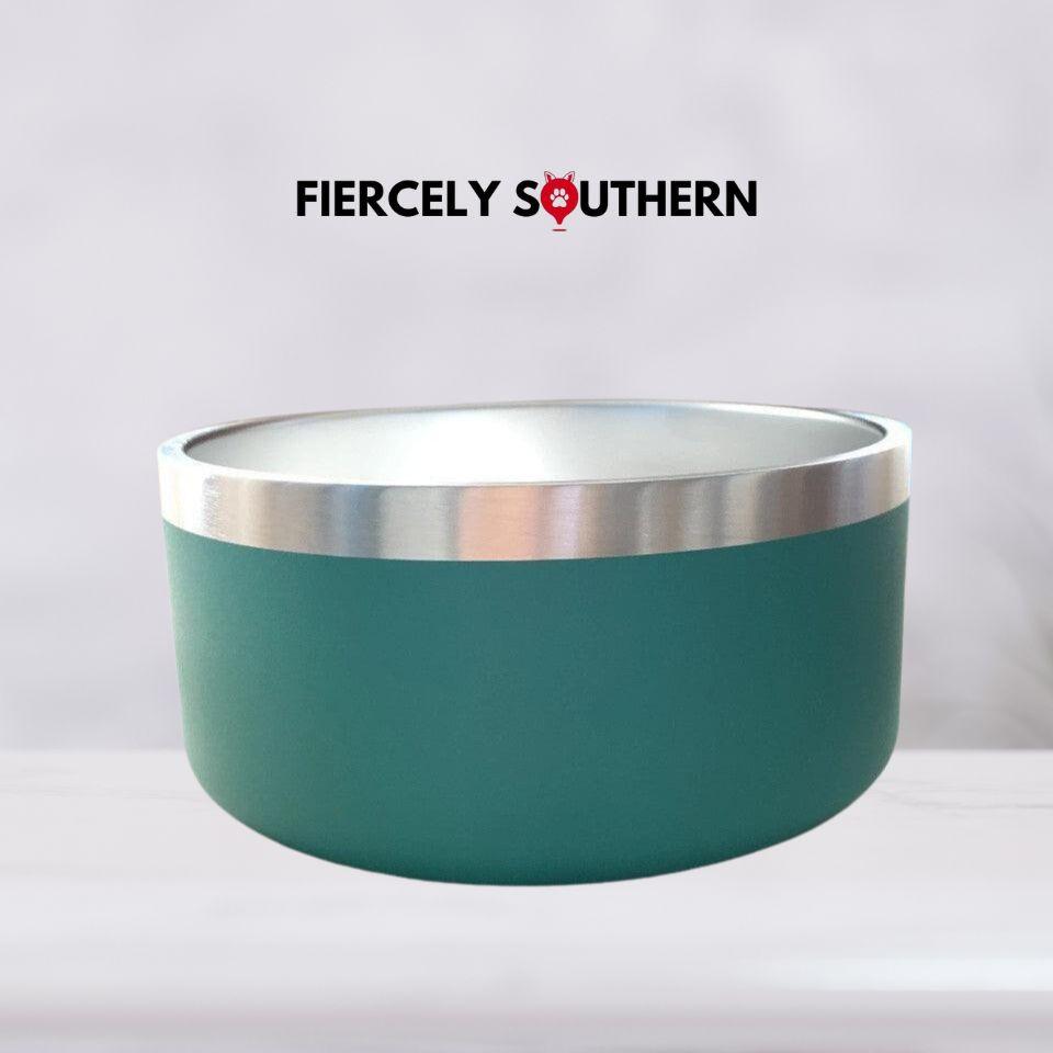 - Pet Food Bowl Fiercely Southern