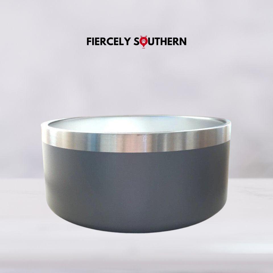 - Pet Food Bowl Fiercely Southern